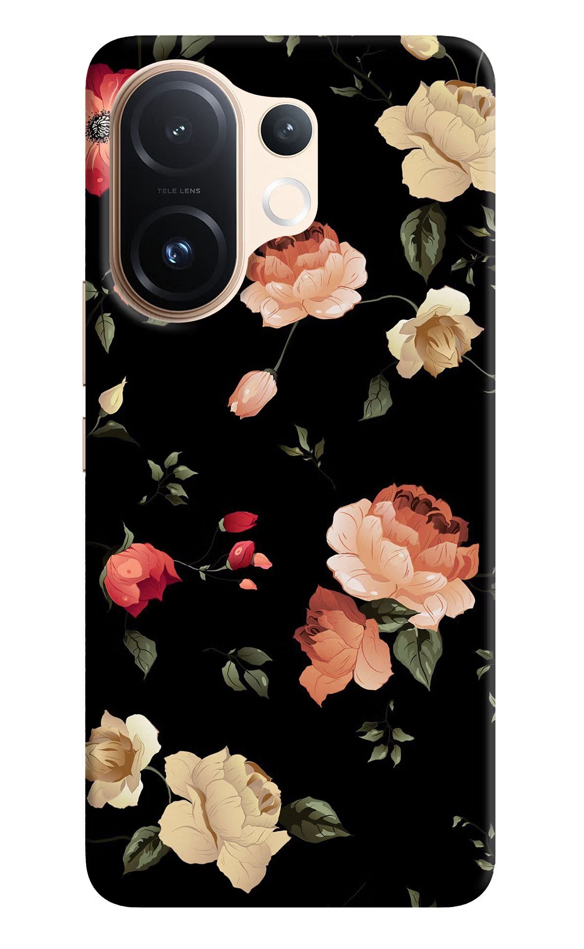 Flowers Vivo T4 Pro 5G Hard Case Back Cover by Casekaro