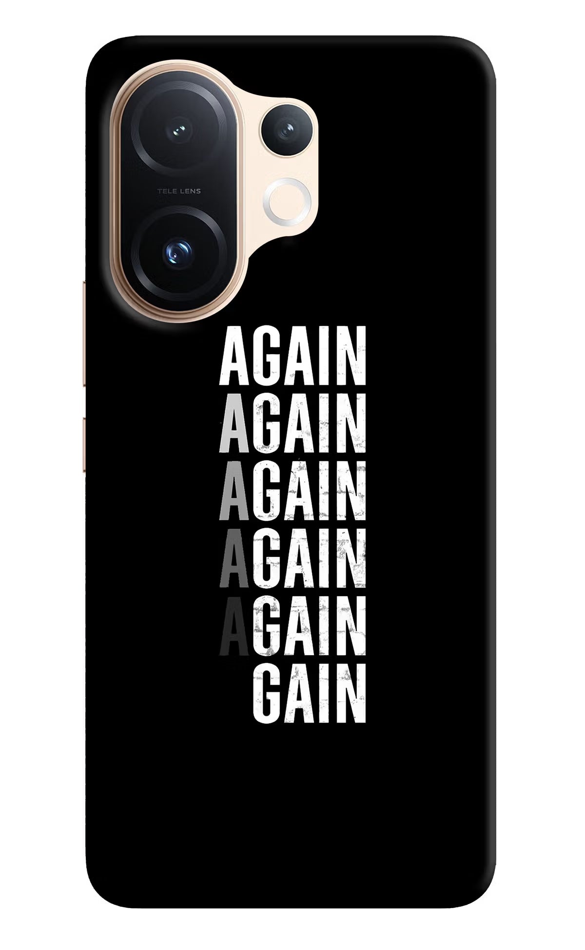 Again Again Gain Vivo T4 Pro 5G Hard Case Back Cover by Casekaro