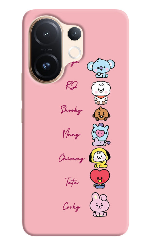 BTS names Vivo T4 Pro 5G Hard Case Back Cover by Casekaro