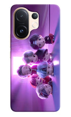 BTS Chibi Vivo T4 Pro 5G Hard Case Back Cover by Casekaro