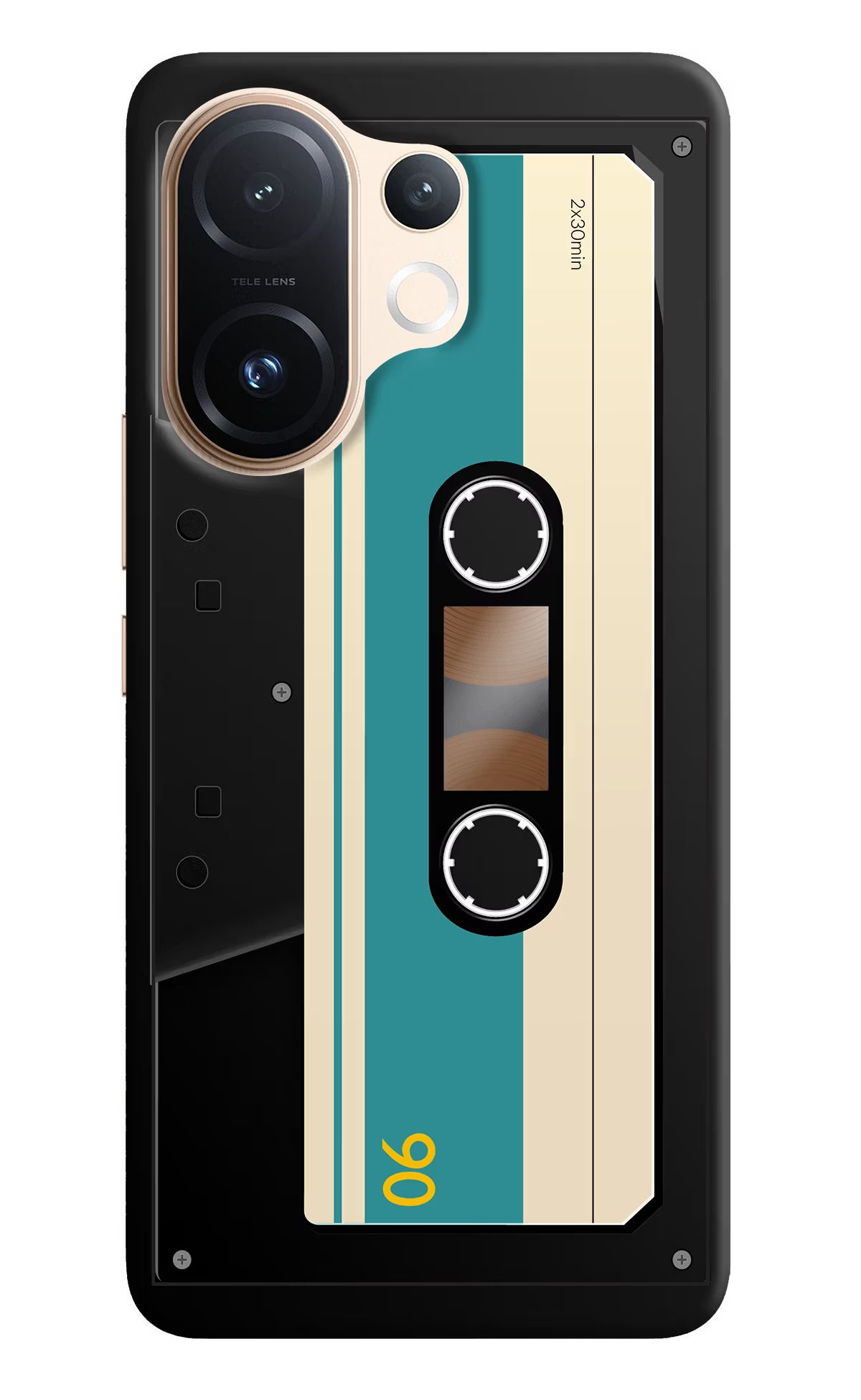 Cassette Vivo T4 Pro 5G Hard Case Back Cover by Casekaro