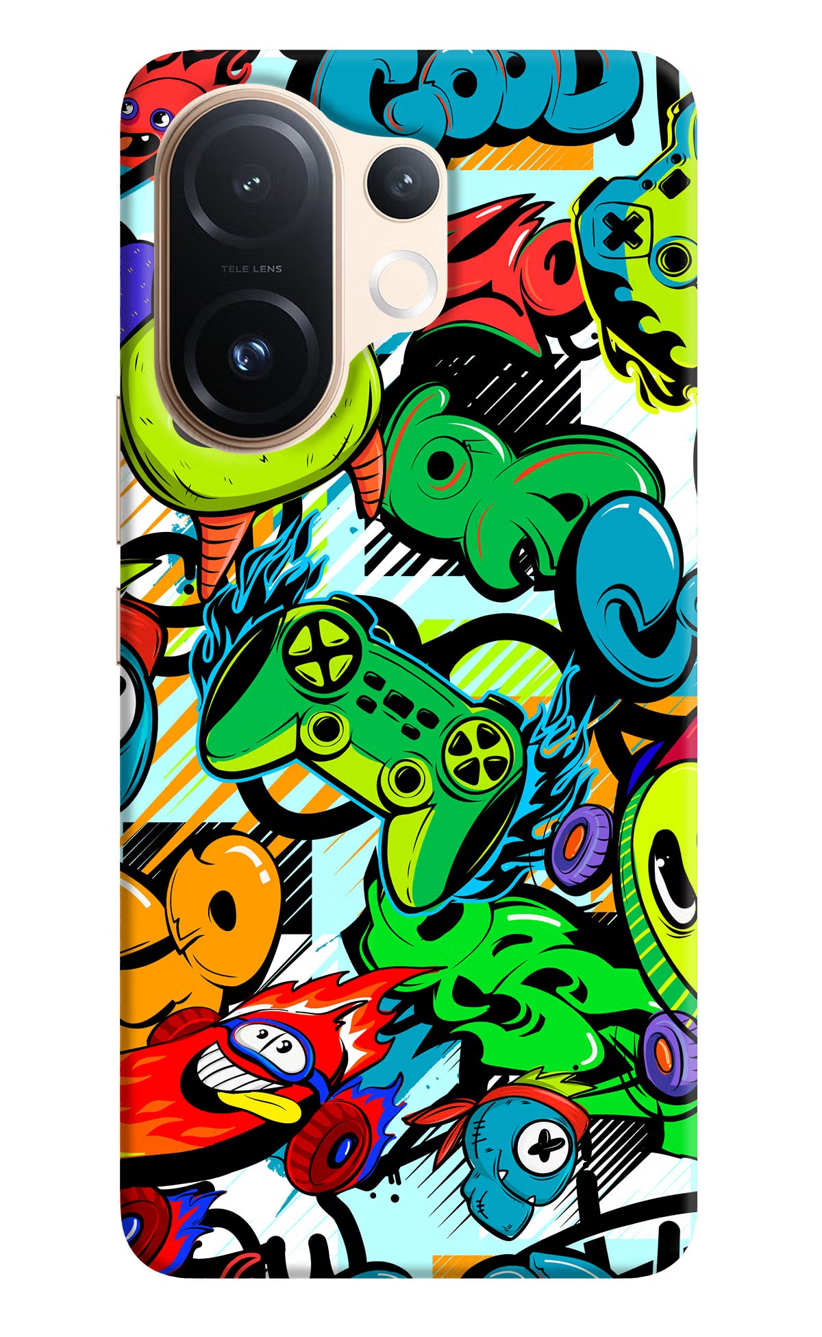 Game Doodle Vivo T4 Pro 5G Hard Case Back Cover by Casekaro