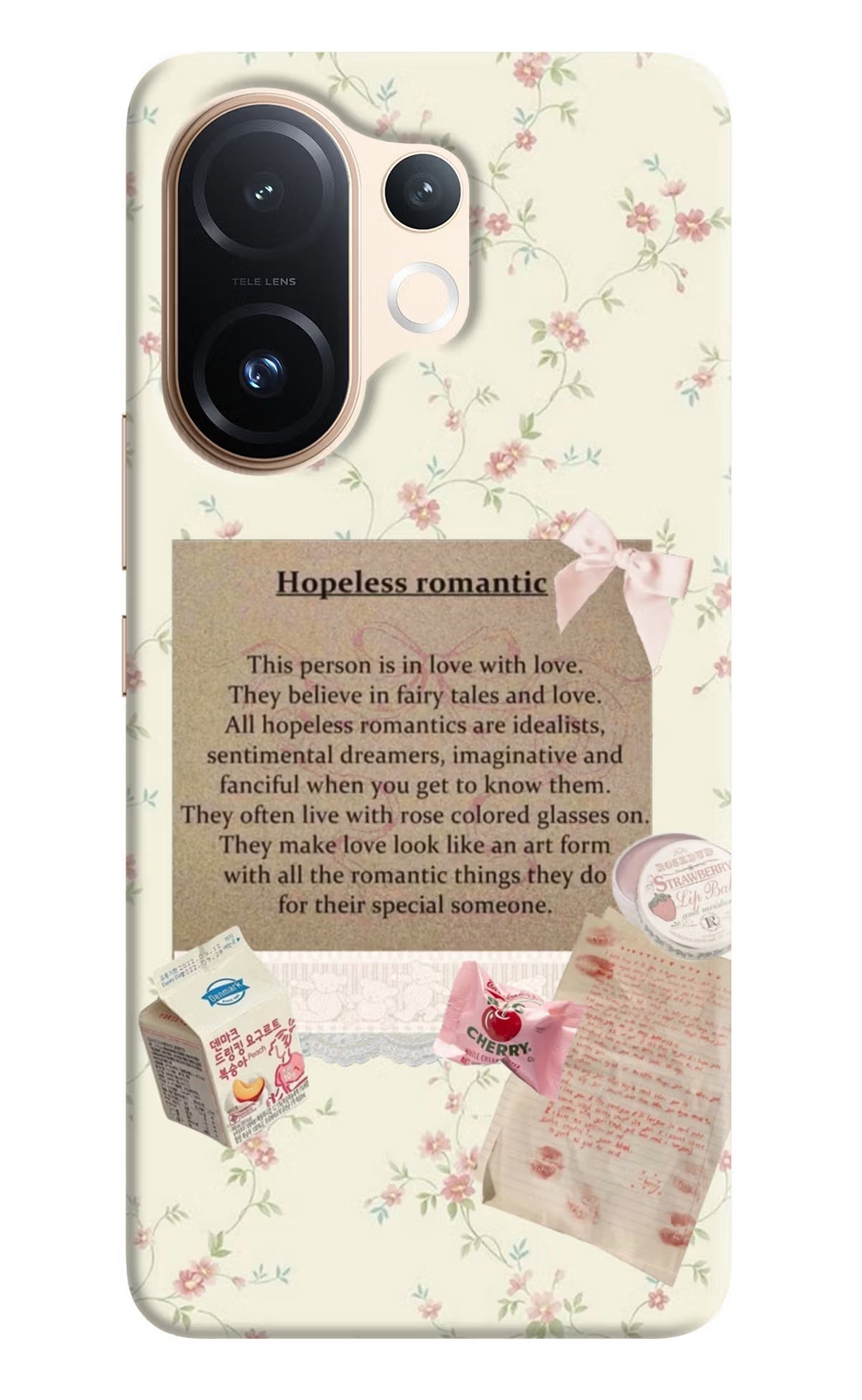 Hopeless Romantic Vivo T4 Pro 5G Hard Case Back Cover by Casekaro