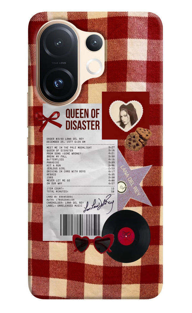 Queen of Disaster Vivo T4 Pro 5G Hard Case Back Cover by Casekaro