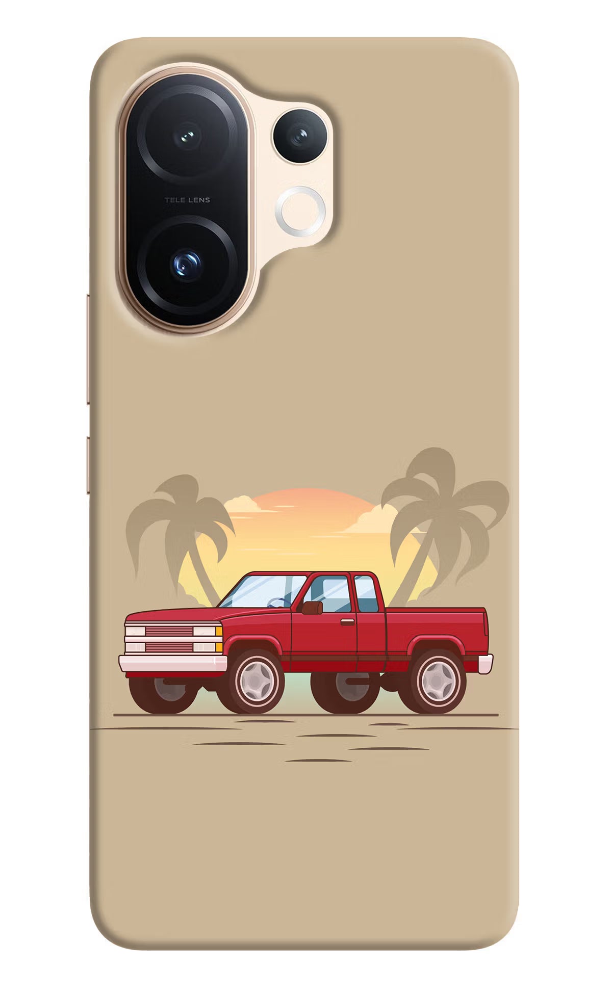 Desert Classic Drive Vivo T4 Pro 5G Hard Case Back Cover by Casekaro