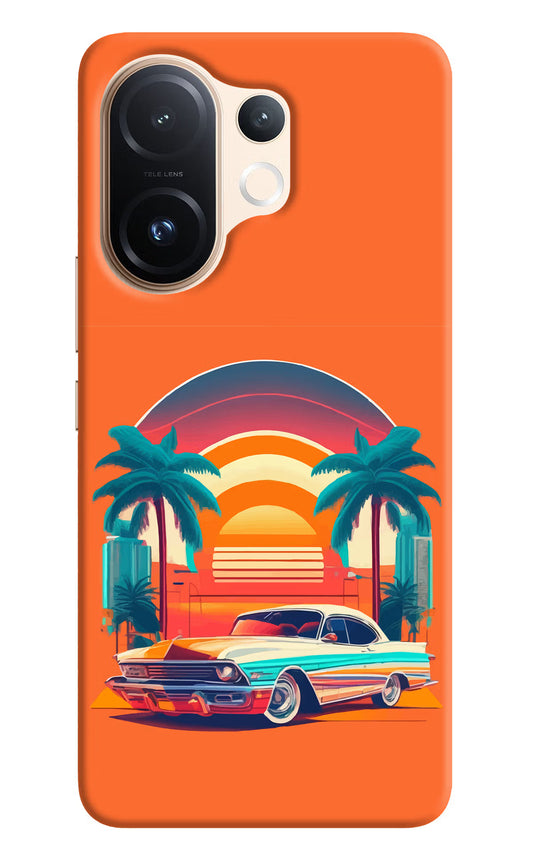 Palm Drive 80s Vivo T4 Pro 5G Hard Case Back Cover by Casekaro