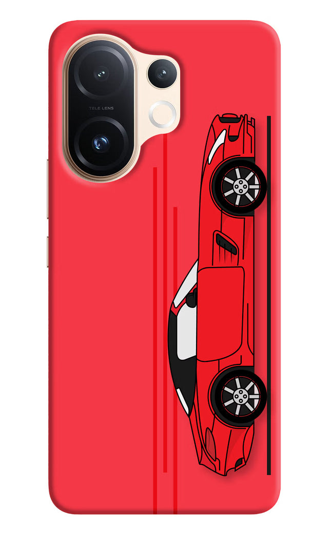 Red Velocity Vivo T4 Pro 5G Hard Case Back Cover by Casekaro