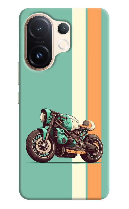 Striped Moto Drift Vivo T4 Pro 5G Hard Case Back Cover by Casekaro