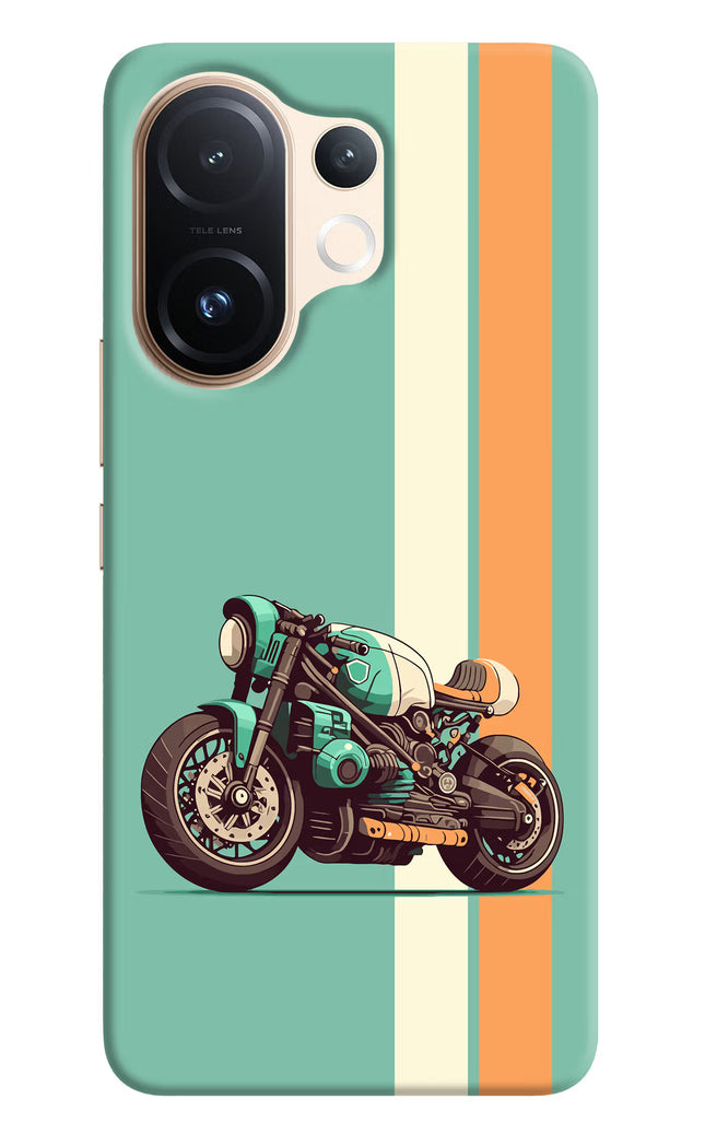 Striped Moto Drift Vivo T4 Pro 5G Hard Case Back Cover by Casekaro