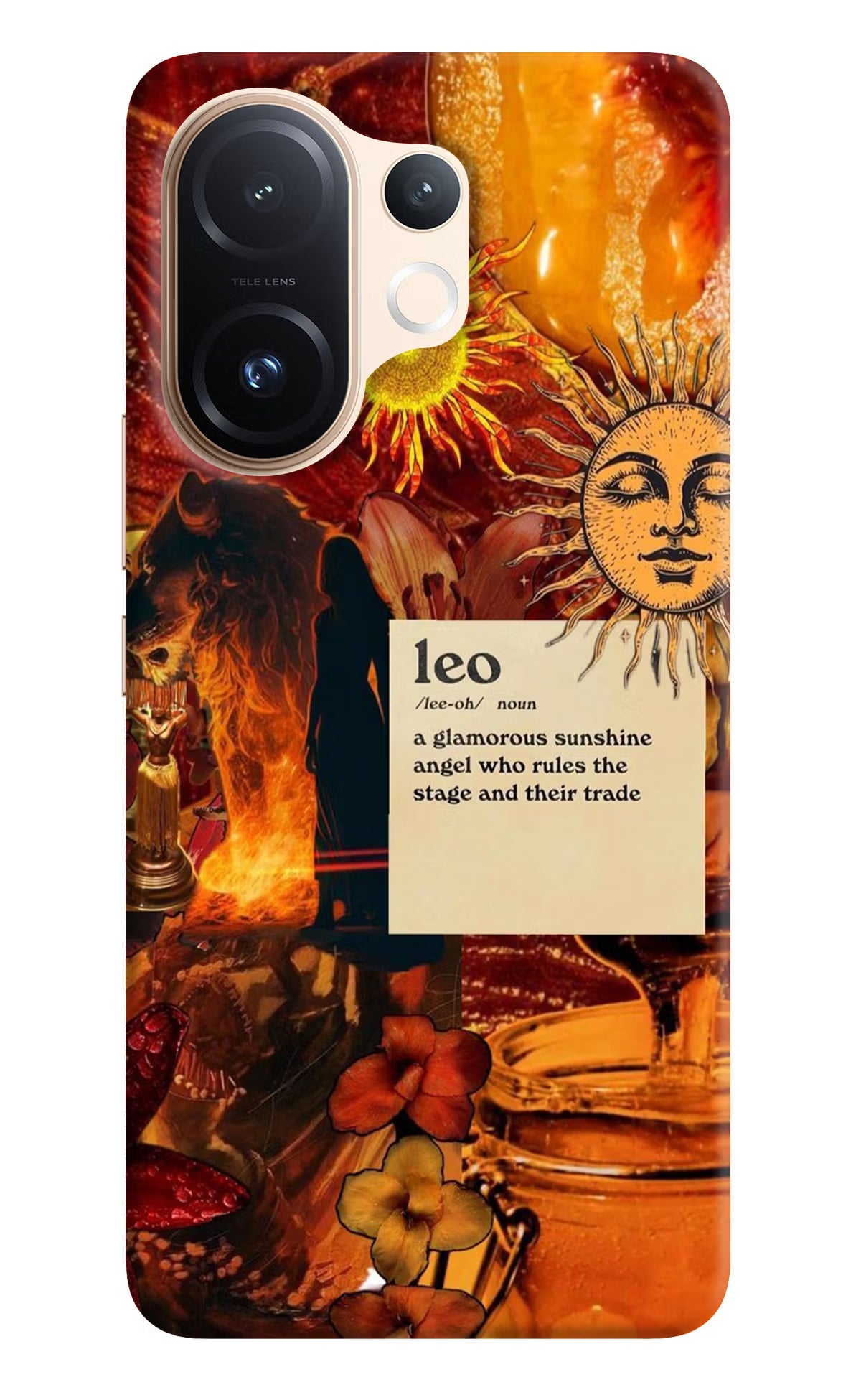Leo Zodiac Vivo T4 Pro 5G Hard Case Back Cover by Casekaro