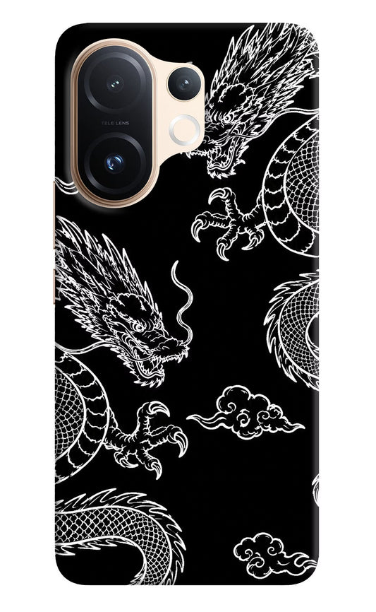 Twin Dragons Vivo T4 Pro 5G Hard Case Back Cover by Casekaro