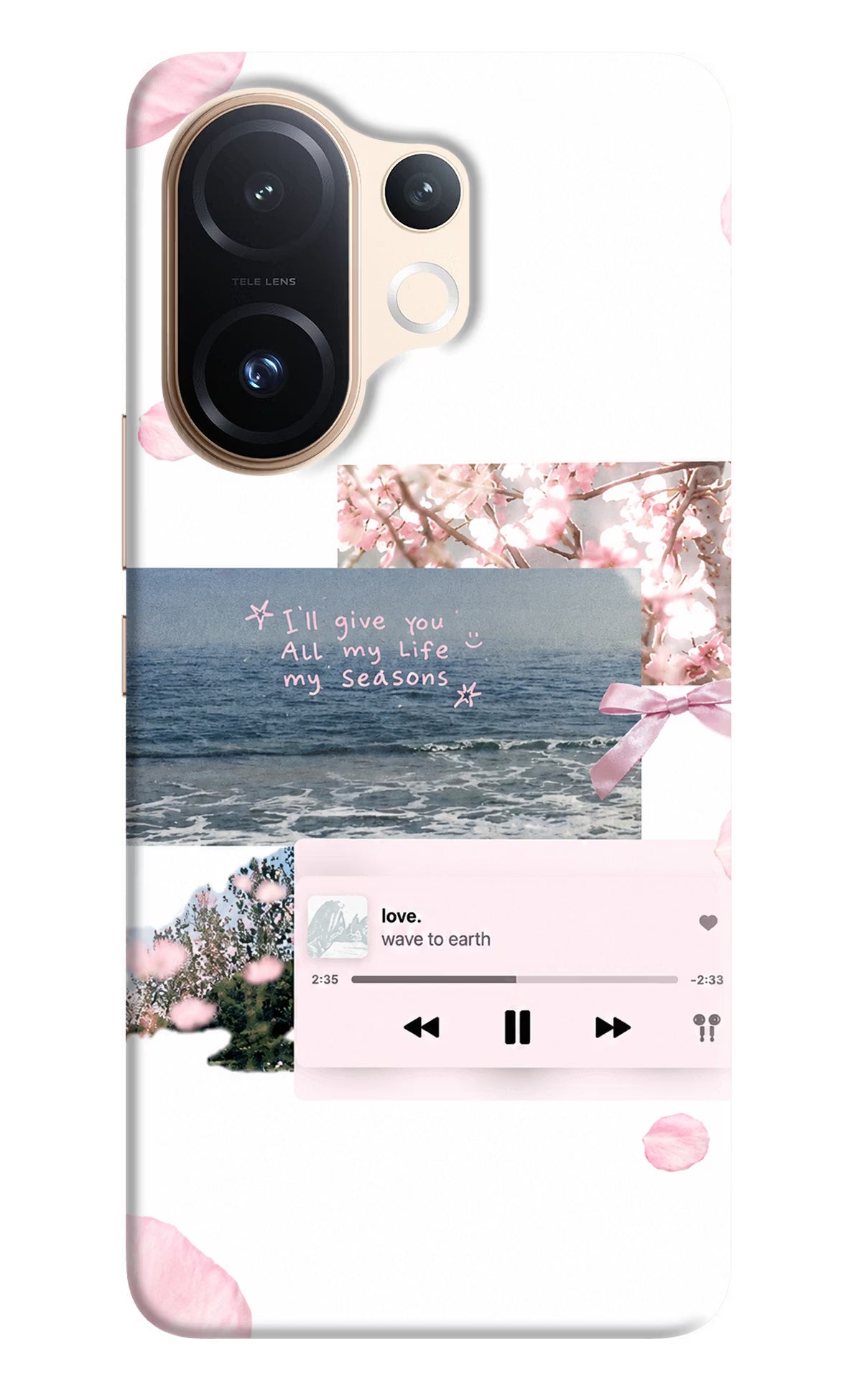 Wave to earth Vivo T4 Pro 5G Back Cover
