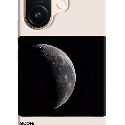 Moon Phase Vivo T4 Pro 5G Hard Case Back Cover by Casekaro