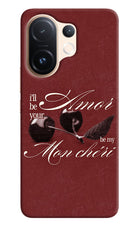 Velvet Cherry Vivo T4 Pro 5G Hard Case Back Cover by Casekaro
