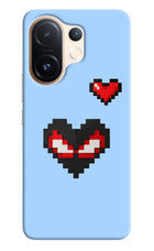 Peter Heart Vivo T4 Pro 5G Hard Case Back Cover by Casekaro