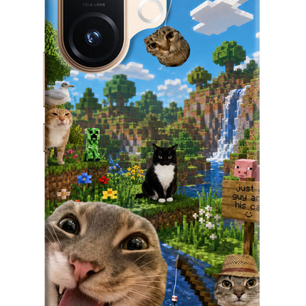 Minecraft Cat Chaos Vivo T4 Pro 5G Hard Case Back Cover by Casekaro