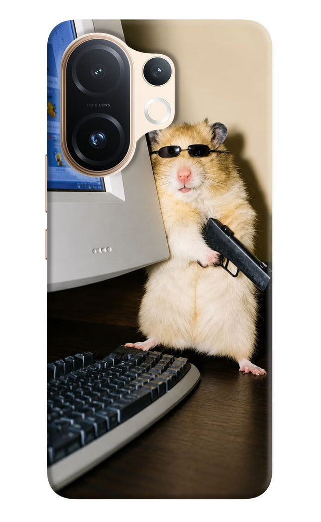 Hacker Hamster Vivo T4 Pro 5G Hard Case Back Cover by Casekaro