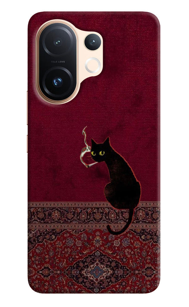 Midnight Cat Vivo T4 Pro 5G Hard Case Back Cover by Casekaro