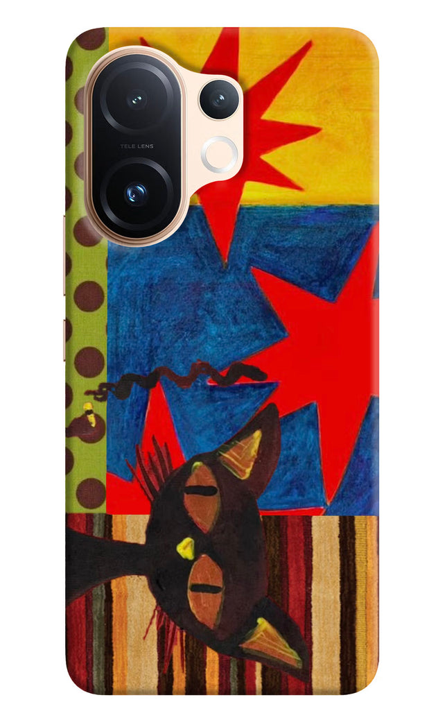 Pop Cat Vivo T4 Pro 5G Hard Case Back Cover by Casekaro