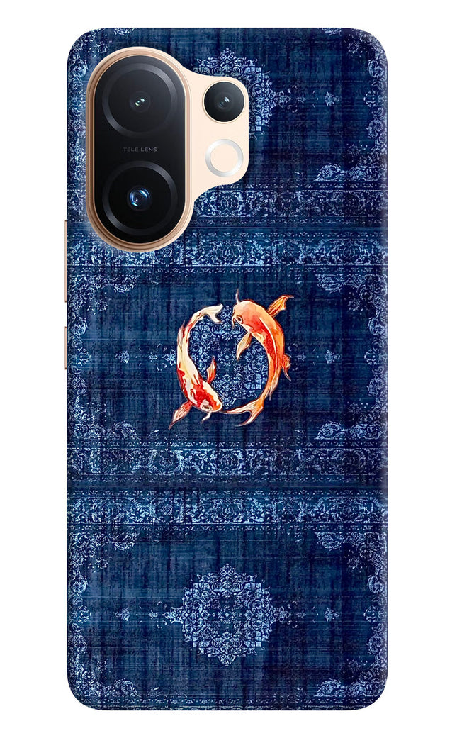 Koi Blue Vivo T4 Pro 5G Hard Case Back Cover by Casekaro