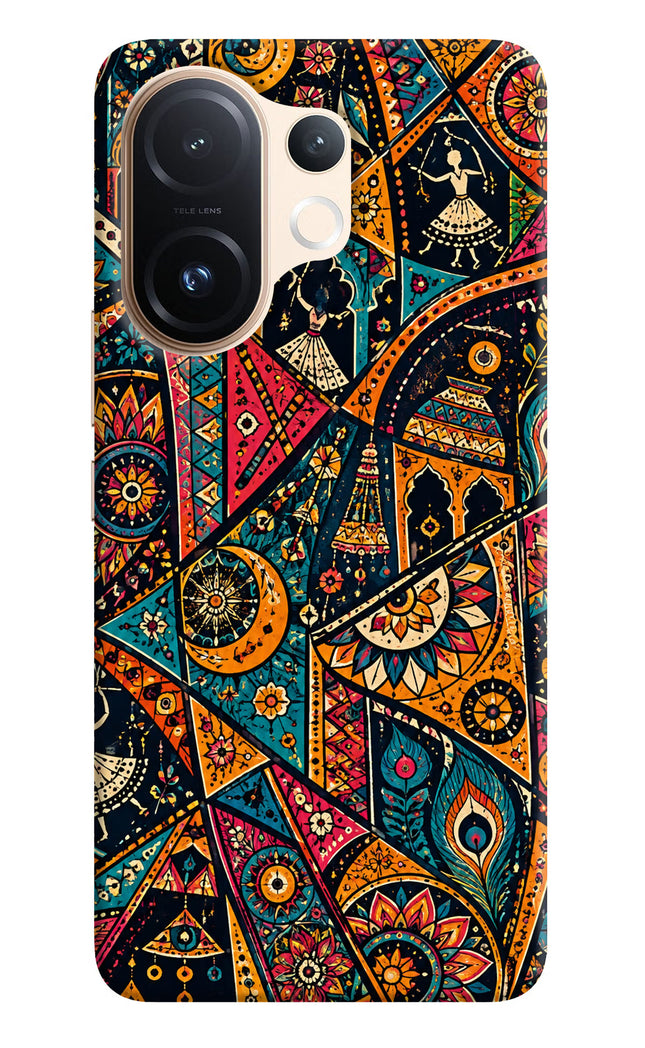 Folk Print Vivo T4 Pro 5G Hard Case Back Cover by Casekaro