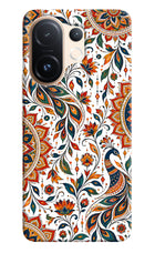 White Mayura Vivo T4 Pro 5G Hard Case Back Cover by Casekaro