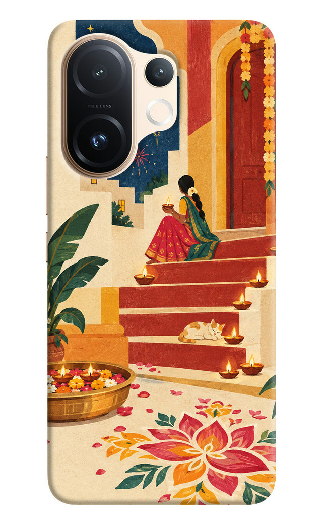 Diwali Rangoli Vivo T4 Pro 5G Hard Case Back Cover by Casekaro