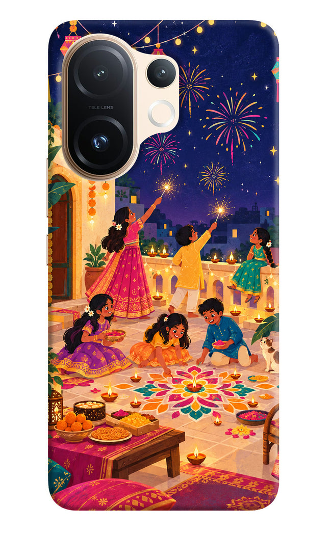 Diwali Night Vivo T4 Pro 5G Hard Case Back Cover by Casekaro