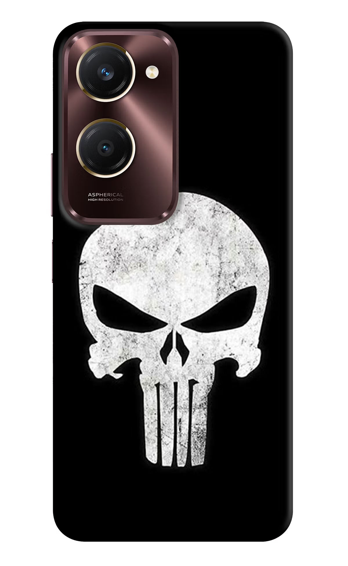 Punisher Skull Vivo Y28s 5G Hard Case Back Cover by Casekaro