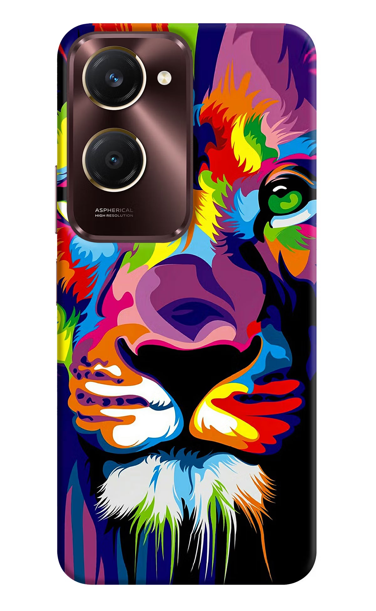 Lion Vivo Y28s 5G Hard Case Back Cover by Casekaro