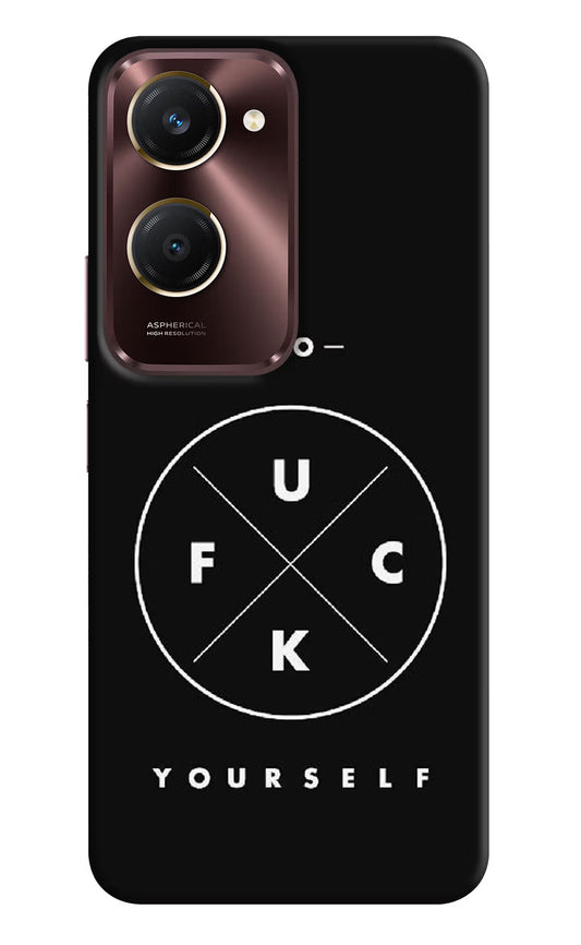 Go Fuck Yourself Vivo Y28s 5G Hard Case Back Cover by Casekaro
