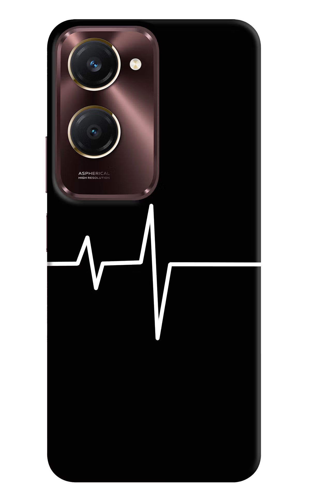 Heart Beats Vivo Y28s 5G Hard Case Back Cover by Casekaro