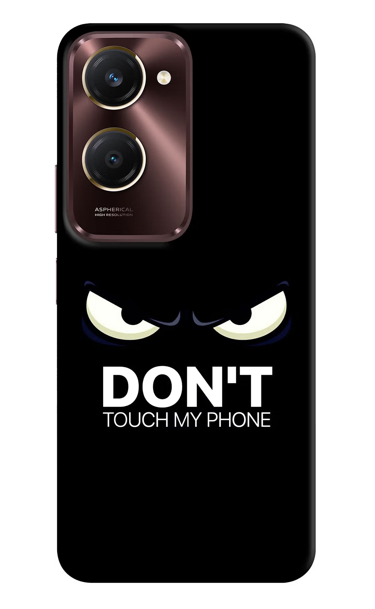 Don'T Touch My Phone Vivo Y28s 5G Hard Case Back Cover by Casekaro