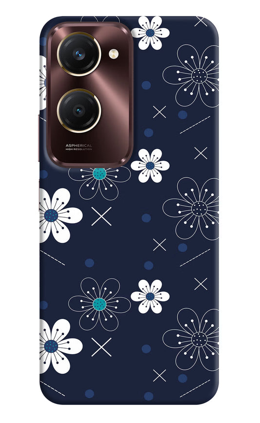 Flowers Vivo Y28s 5G Hard Case Back Cover by Casekaro