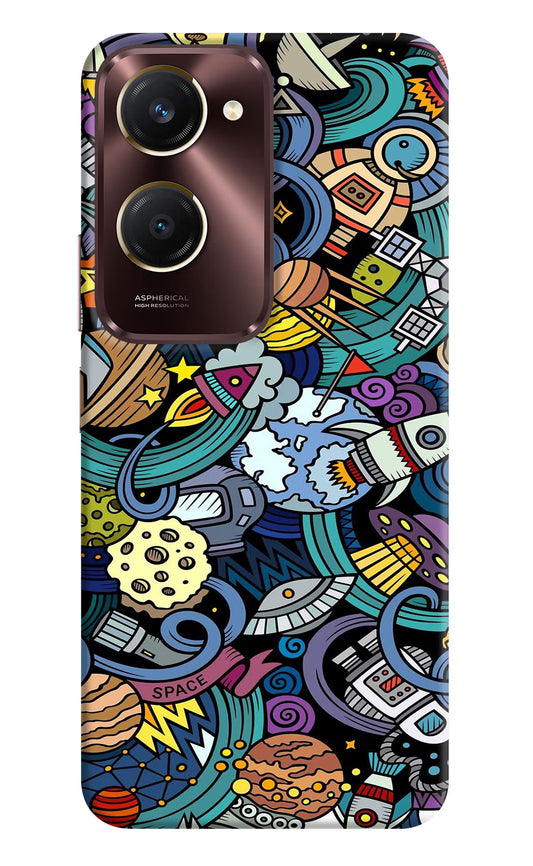 Space Abstract Vivo Y28s 5G Hard Case Back Cover by Casekaro