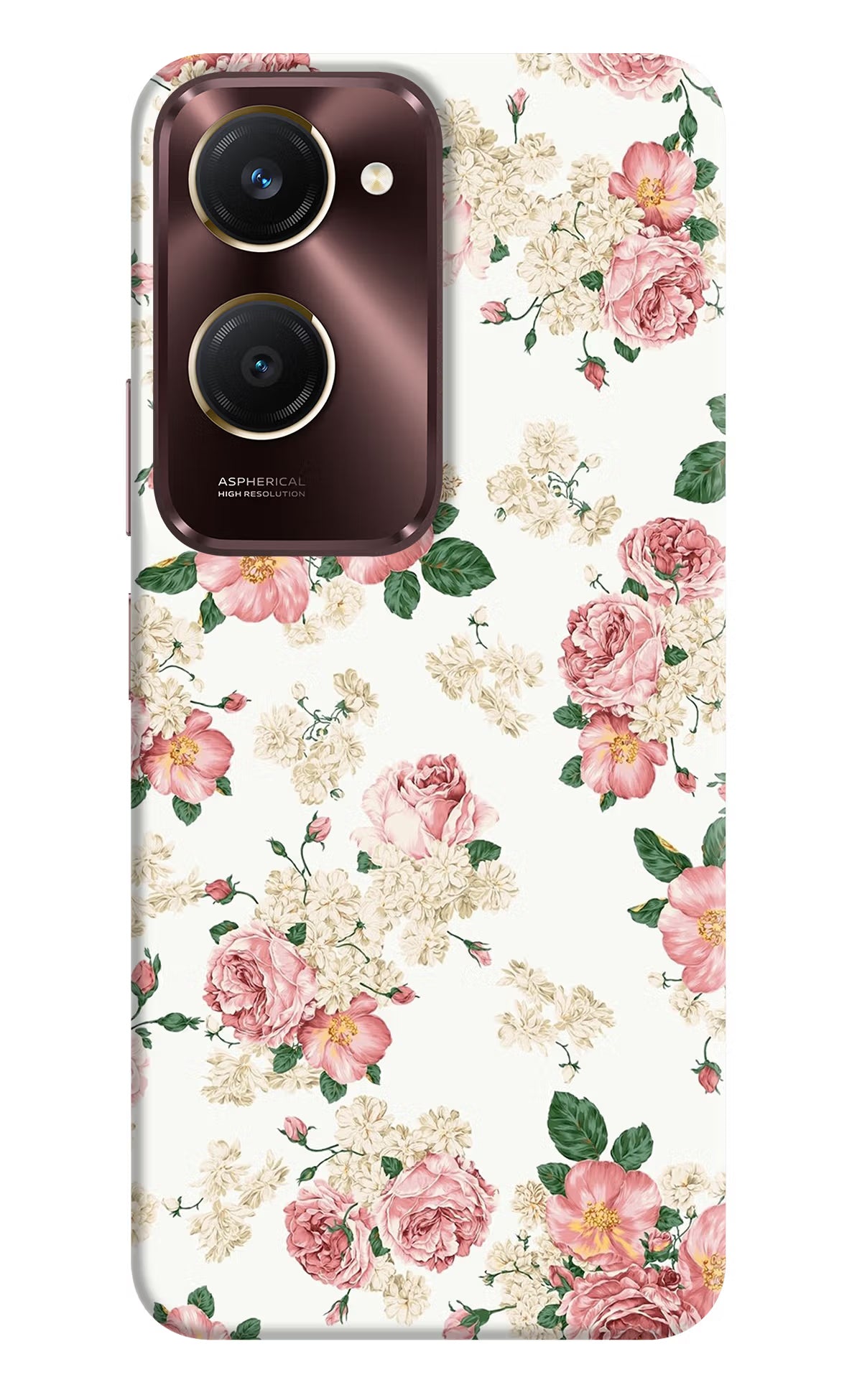 Flowers Vivo Y28s 5G Hard Case Back Cover by Casekaro