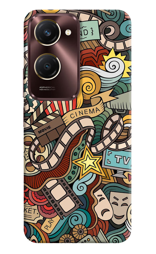 Cinema Abstract Vivo Y28s 5G Hard Case Back Cover by Casekaro