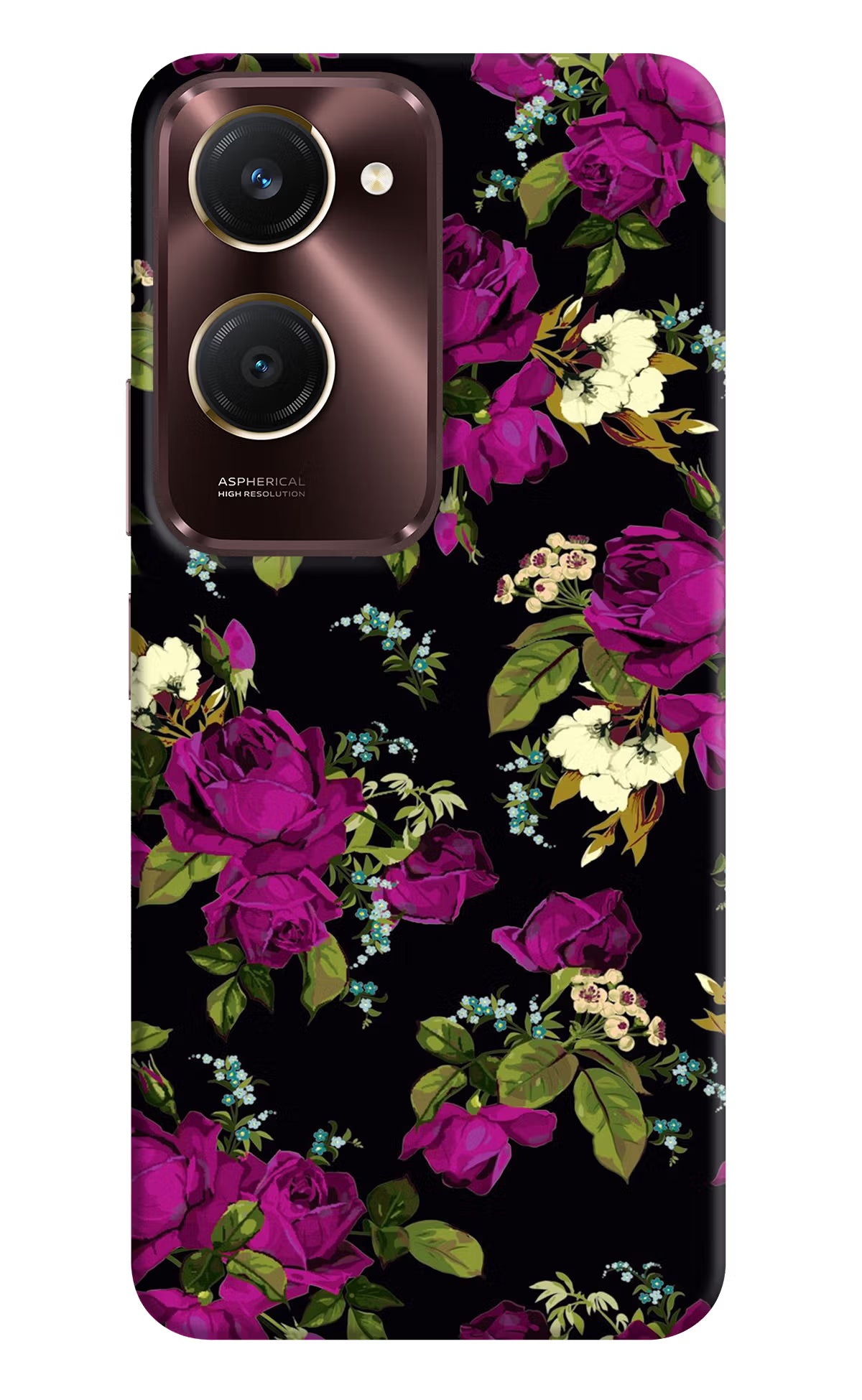 Flowers Vivo Y28s 5G Hard Case Back Cover by Casekaro