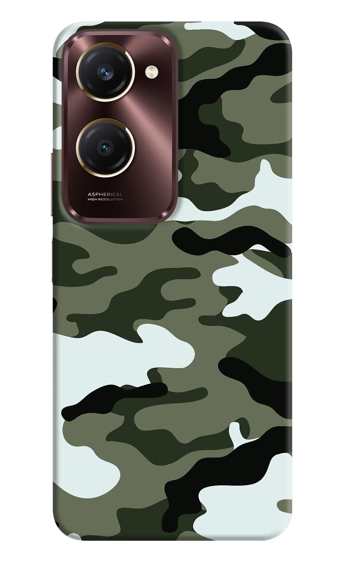 Camouflage Vivo Y28s 5G Hard Case Back Cover by Casekaro