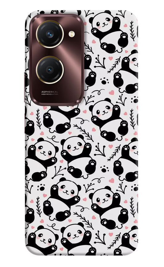 Cute Panda Vivo Y28s 5G Hard Case Back Cover by Casekaro
