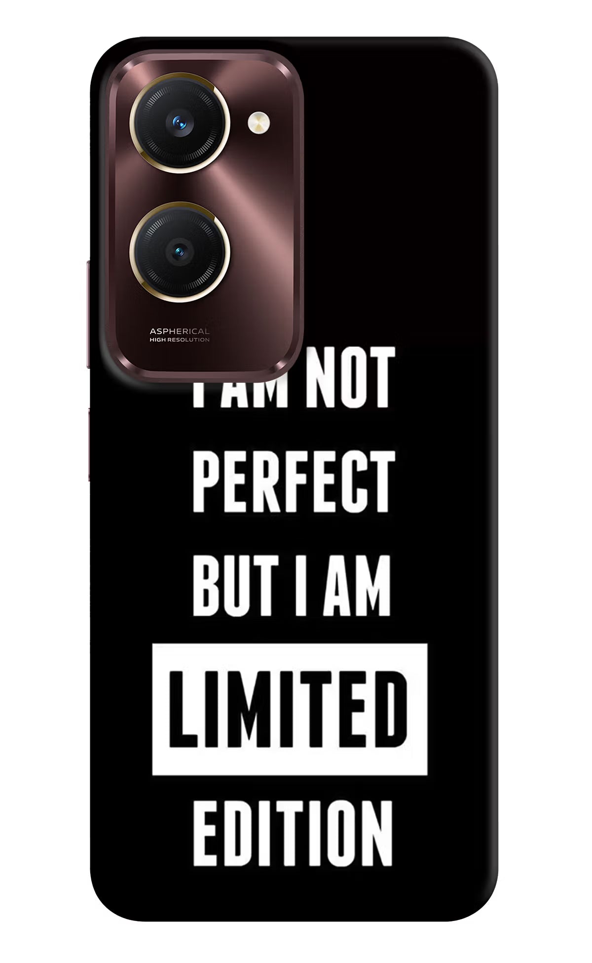 I Am Not Perfect But I Am Limited Edition Vivo Y28s 5G Hard Case Back Cover by Casekaro