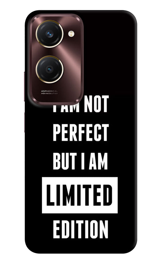 I Am Not Perfect But I Am Limited Edition Vivo Y28s 5G Hard Case Back Cover by Casekaro