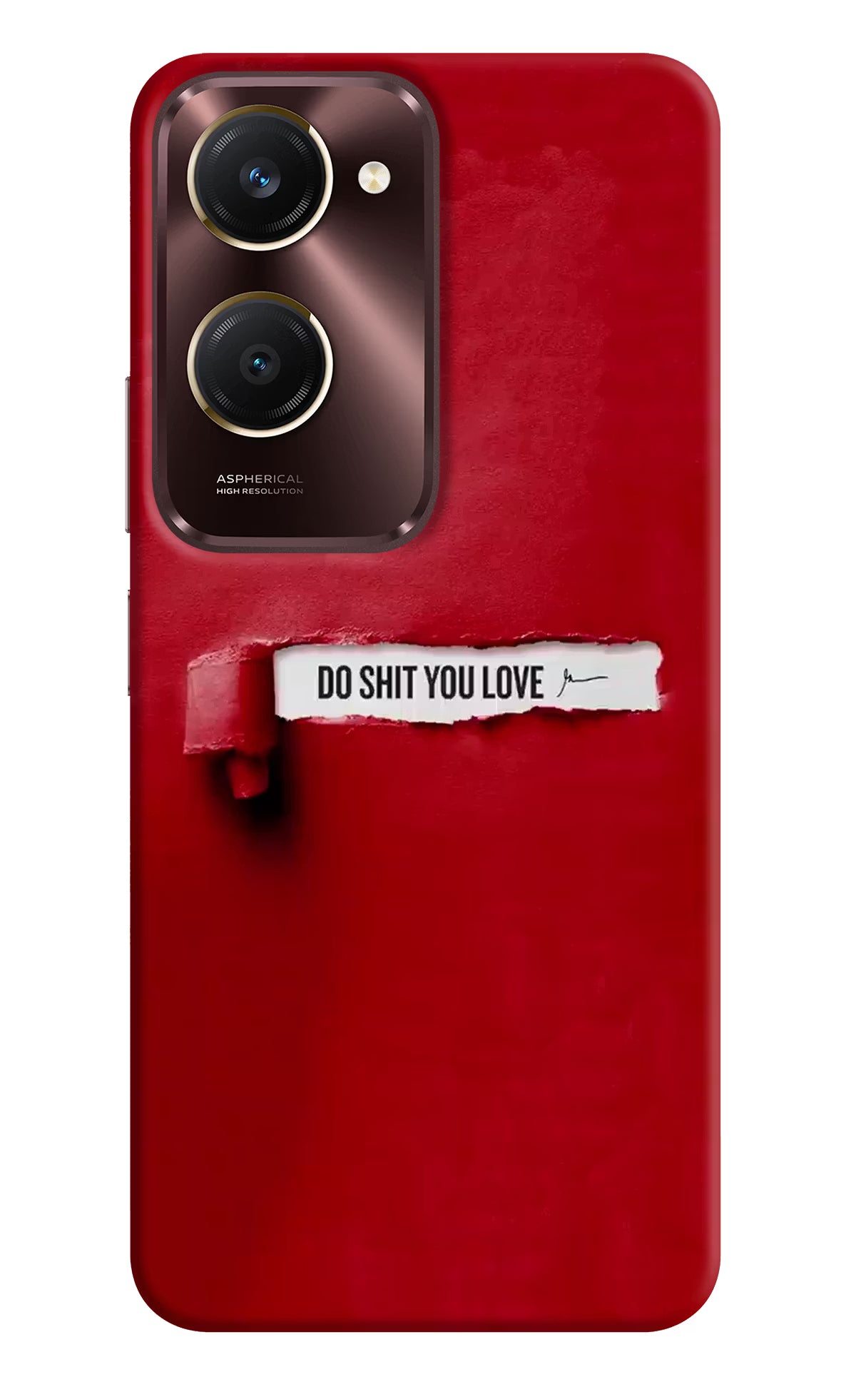 Do Shit You Love Vivo Y28s 5G Hard Case Back Cover by Casekaro