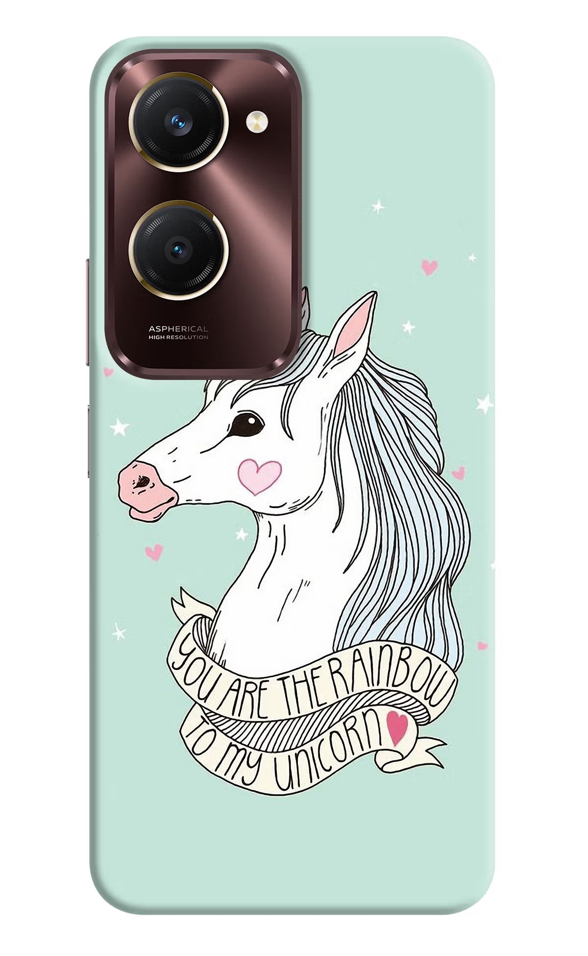 Unicorn Wallpaper Vivo Y28s 5G Hard Case Back Cover by Casekaro