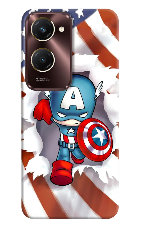 Captain America Vivo Y28s 5G Hard Case Back Cover by Casekaro