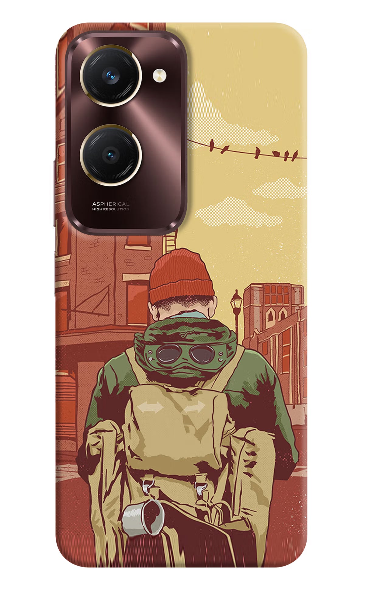 Adventurous Vivo Y28s 5G Hard Case Back Cover by Casekaro
