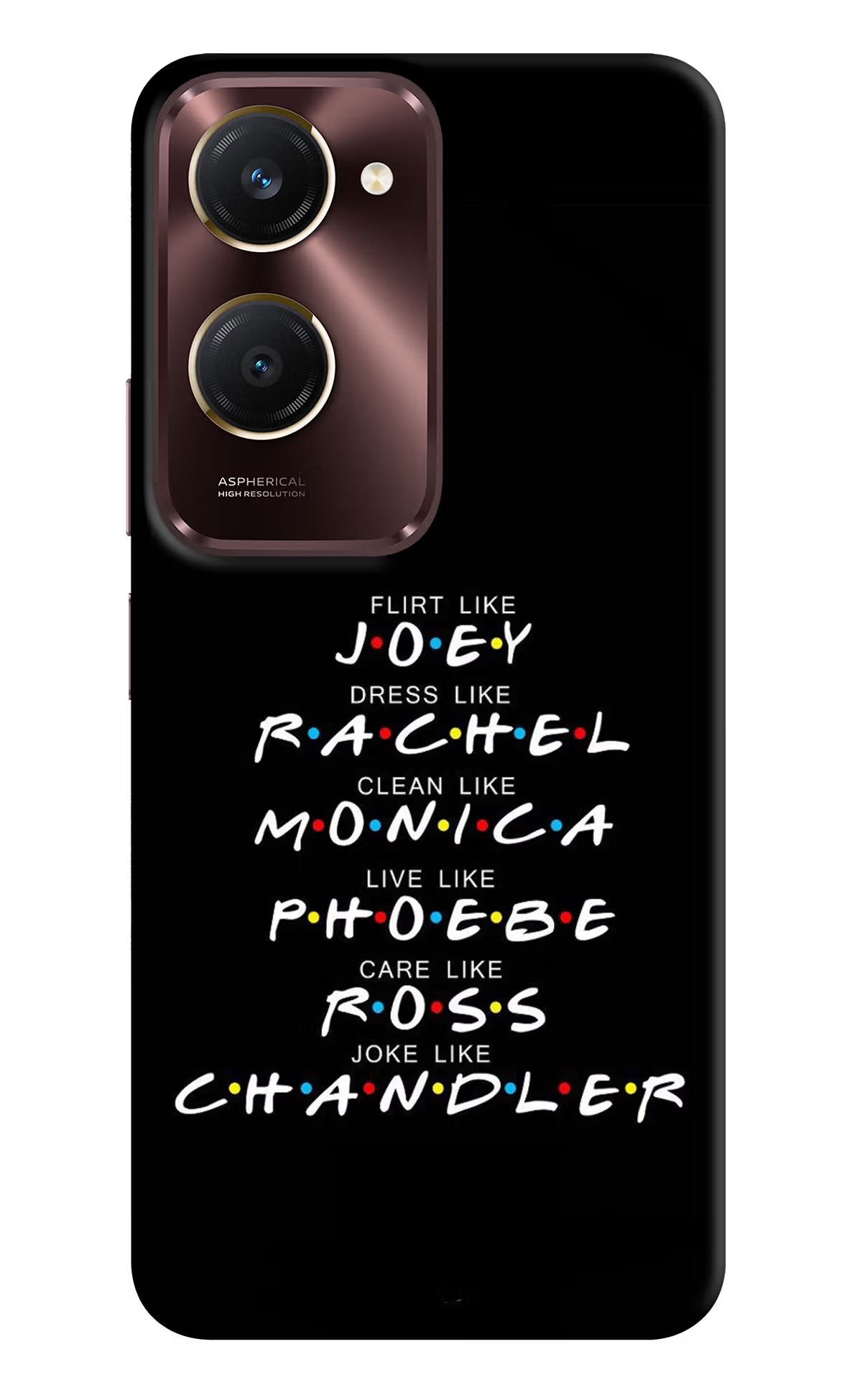 FRIENDS Character Vivo Y28s 5G Hard Case Back Cover by Casekaro