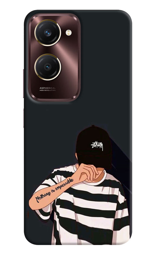 Aesthetic Boy Vivo Y28s 5G Hard Case Back Cover by Casekaro