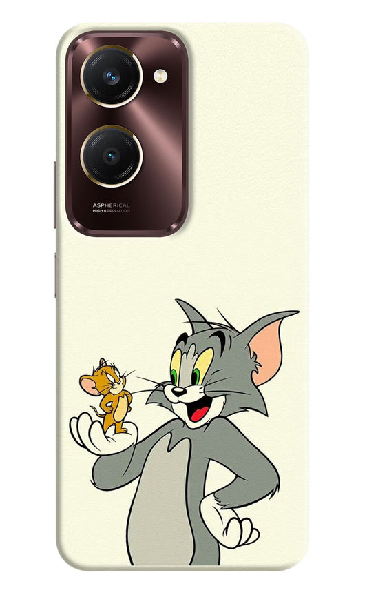 Tom & Jerry Vivo Y28s 5G Hard Case Back Cover by Casekaro