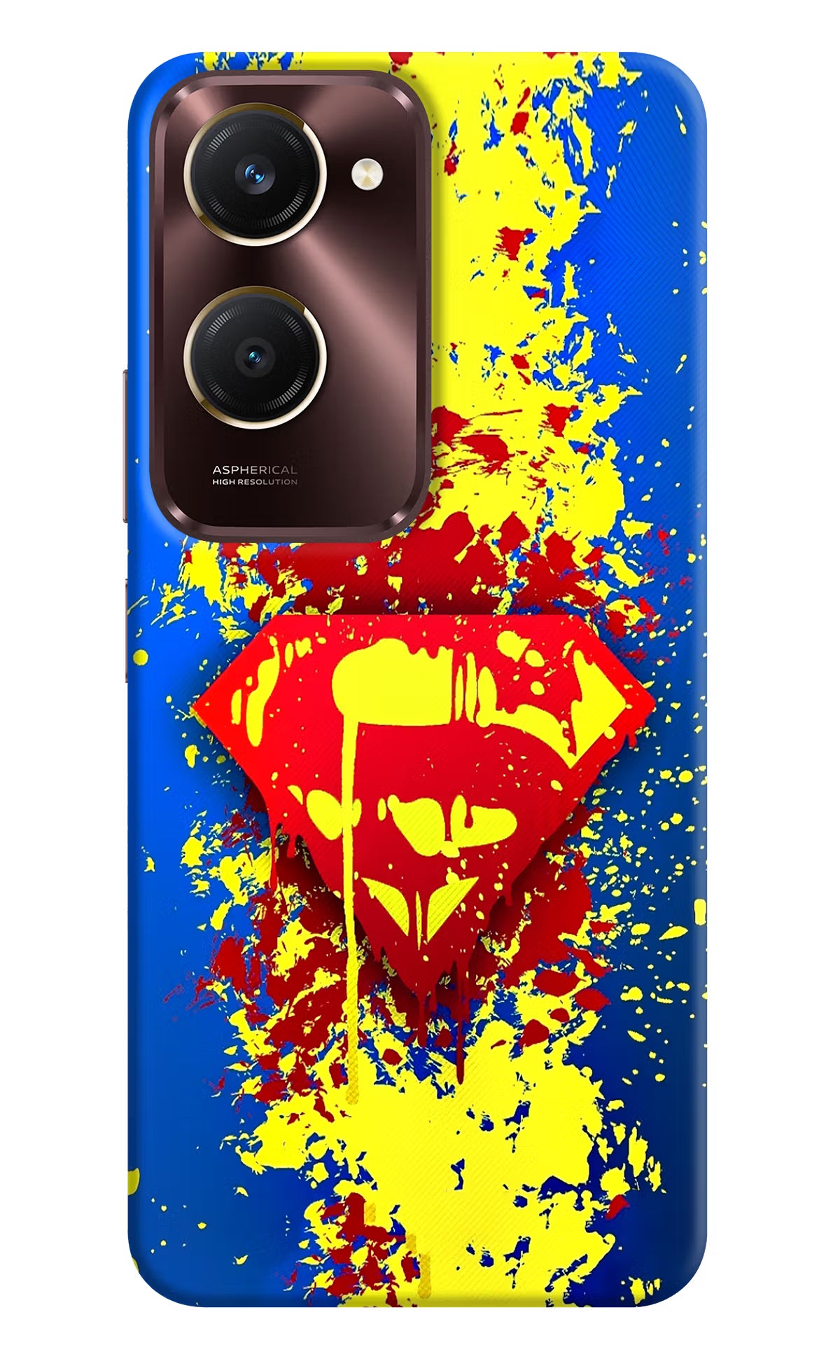 Superman logo Vivo Y28s 5G Hard Case Back Cover by Casekaro